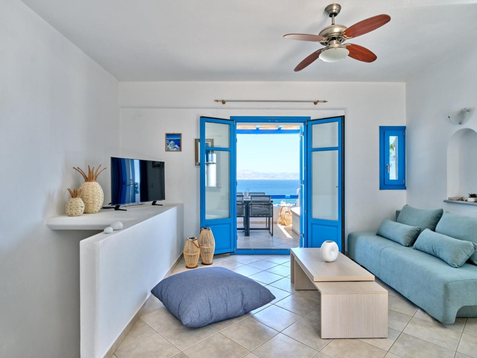 פיסו ליבאדי Paros Luxury Villa 2Mins From The Beach מראה חיצוני תמונה